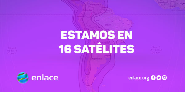 Enlace en 16 satélites – Claro Américas